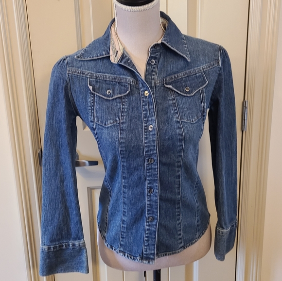 GAP Jackets & Blazers - Gap Jean Button Down Jacket